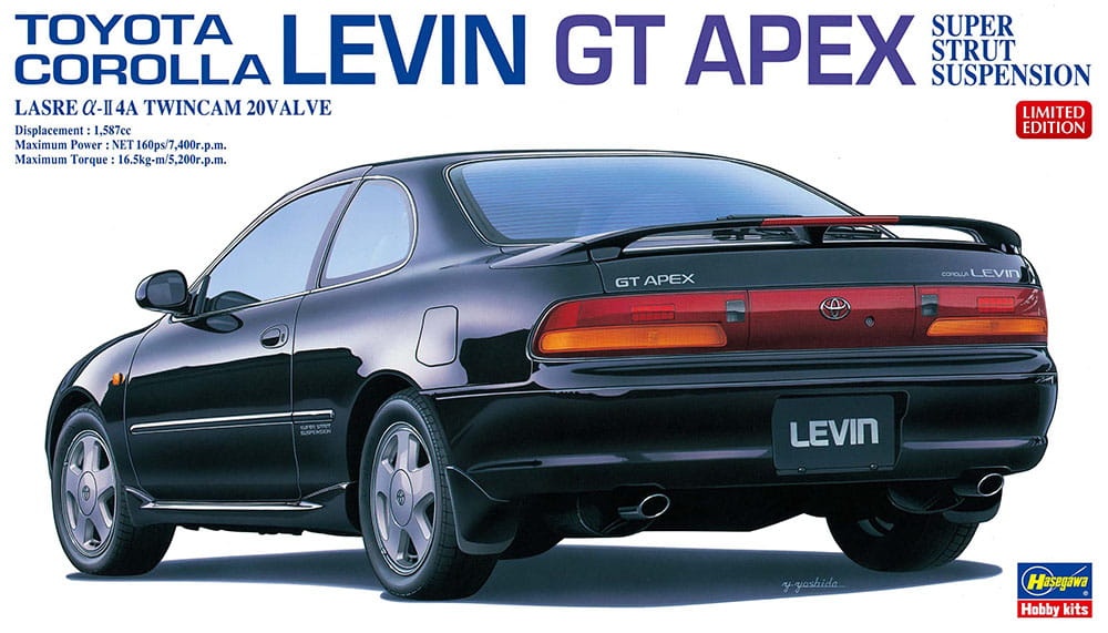Zdjęcie główne produktu Toyota Corolla Levin GT Apex 1:24 Hasegawa 20667