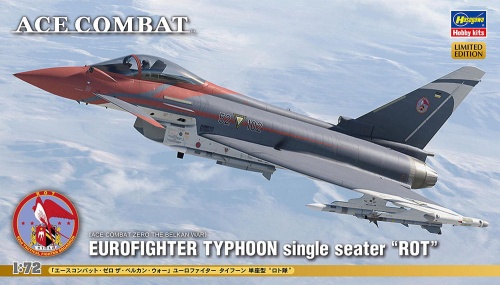 Ace Combat Zero The Belkan War Eurofighter Typhoon Single Seater ROT 1:72 Hasegawa SP574