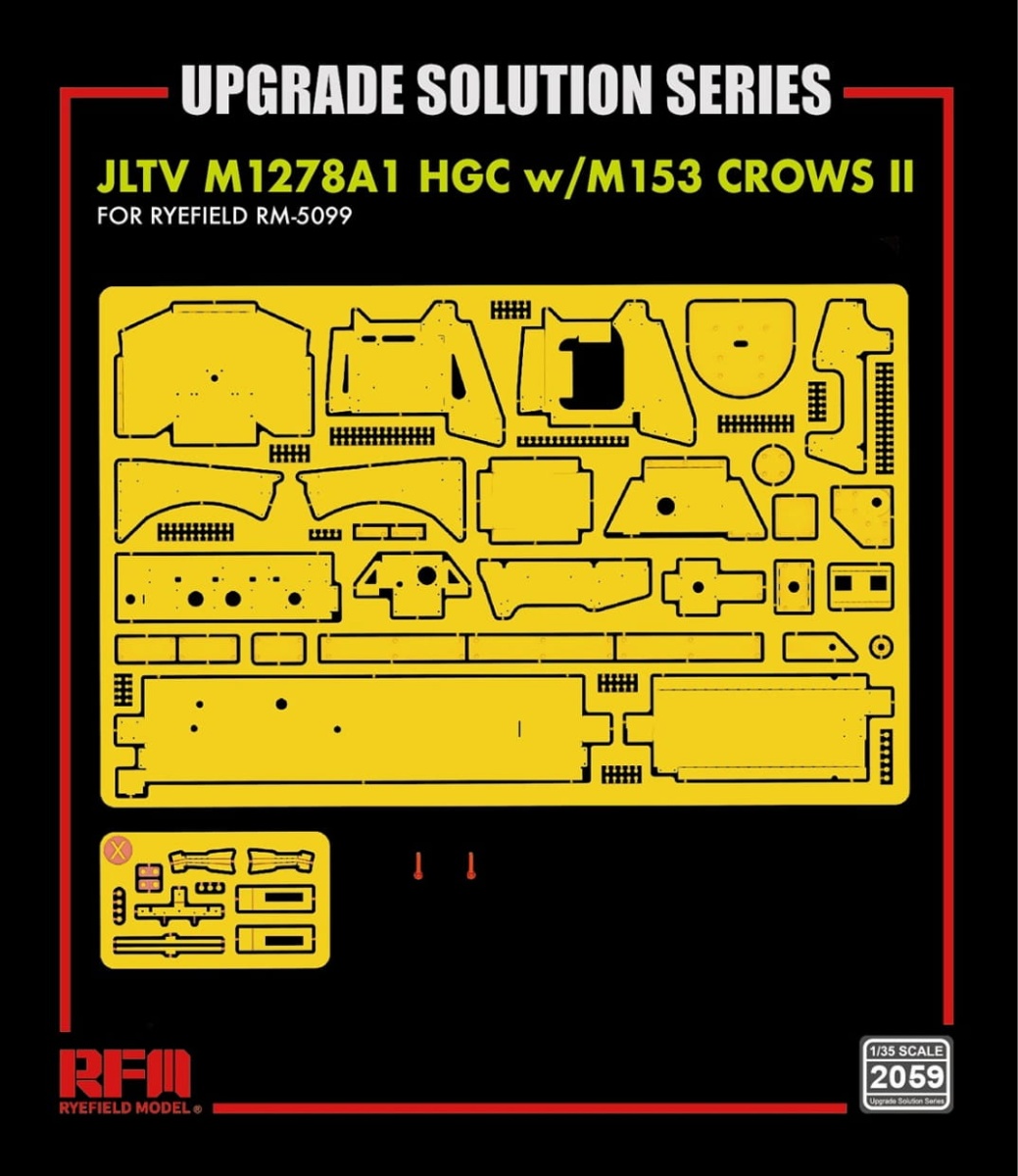 Zdjęcie dodatkowe produktu Upgrade set for 5099 JLTV 1:35 Rye Field Model 2059