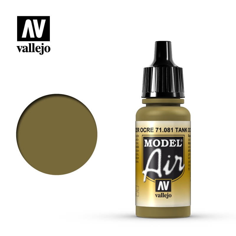 Zdjęcie dodatkowe produktu Vallejo 71081 Ochre Model Air Farba