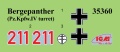 Zdjęcie dodatkowe produktu Bergepanther with Pz.Kpfw.IV Turret 1:35 ICM 35360