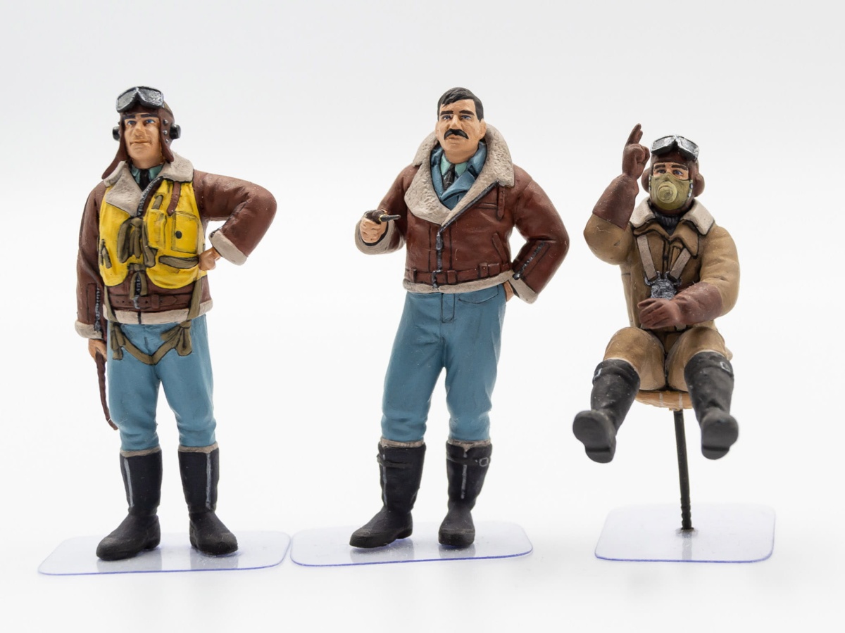 Zdjęcie dodatkowe produktu British Pilots (1939-1945) (3 figurki) 1:32 ICM 32105