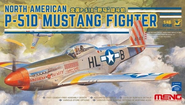 Zdjęcie główne produktu North American P-51D Mustang Fighter 1:48 Meng LS006