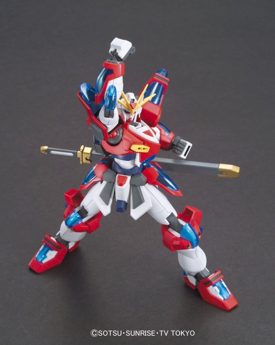 Zdjęcie dodatkowe produktu Gunpla KMK-B01 Kamiki Burning Gundam HGBF 1:144