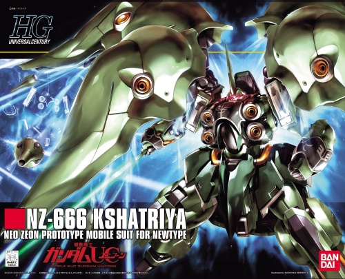GunPla NZ-666 KSHATRIYA HGUC 1: 144