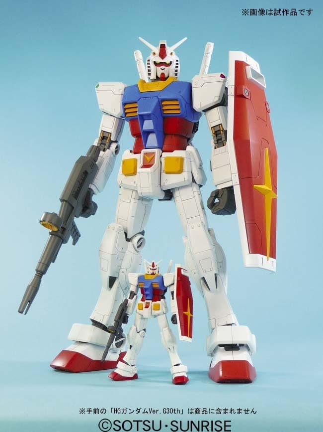 Zdjęcie dodatkowe produktu Gunpla RX-78-2 Gundam Mega Size Model 1:48