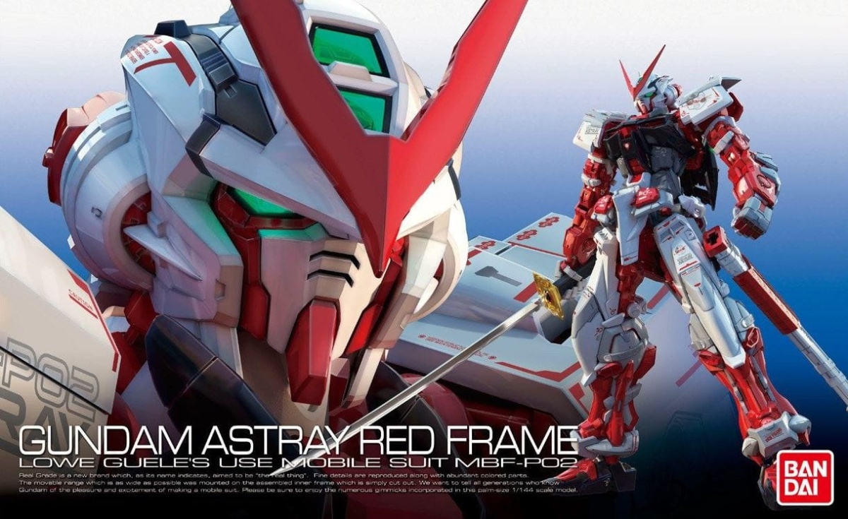 Zdjęcie główne produktu Gunpla MBF-P02 Gundam Astray Red Frame RG 1:144