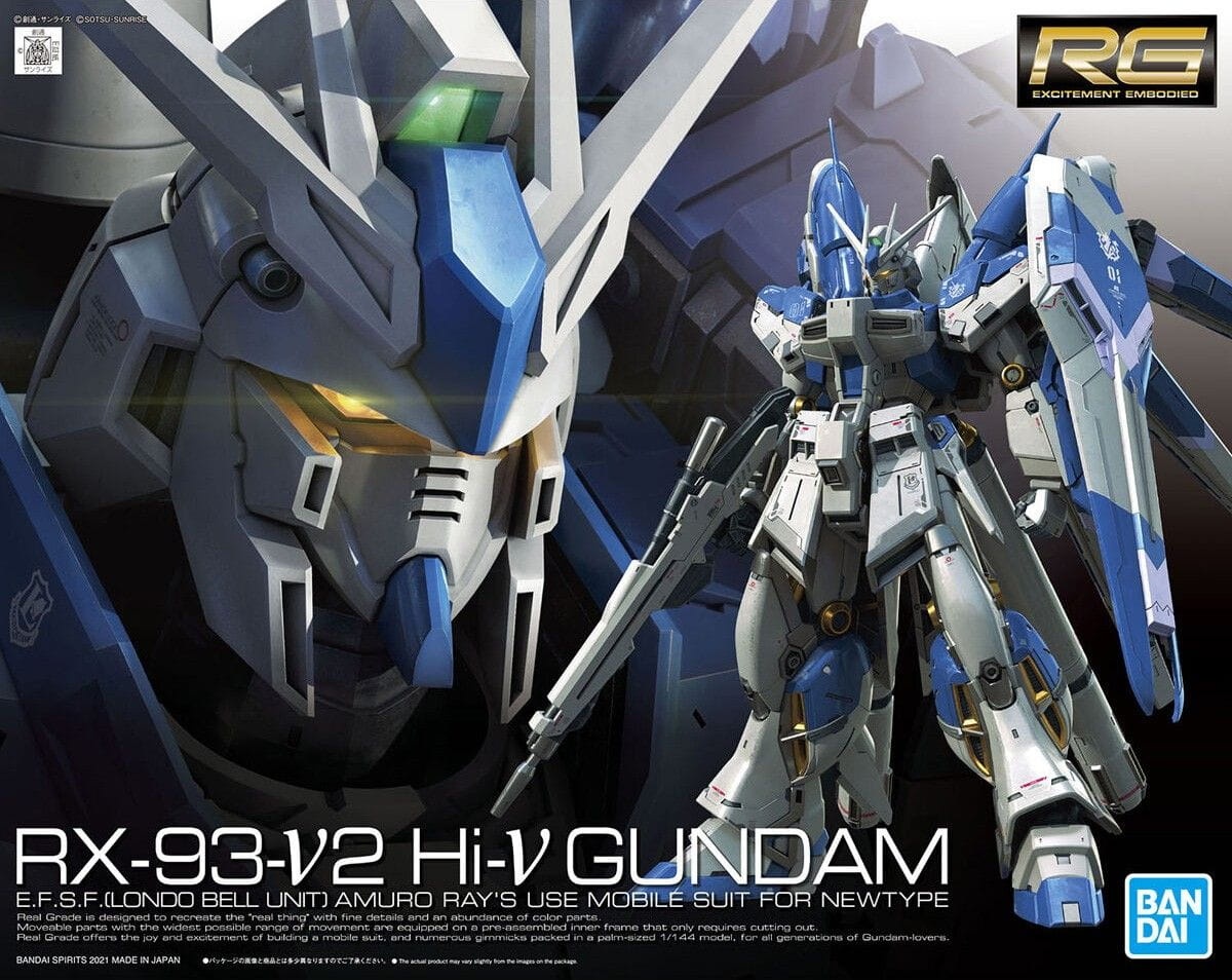 Zdjęcie główne produktu Gunpla RX-93-v2 Hi-v Gundam RG 1:144