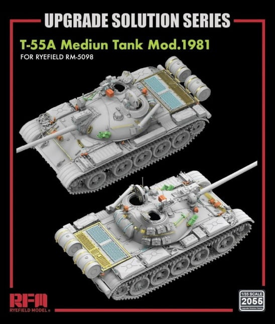 Zdjęcie główne produktu Upgrade Solution Series For RFM-5098 T-55A Medium Tank Mod. 1981 (Type1) 1:35 Rye Field Model 2055