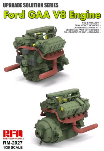 Upgrade Solution Series for Ford Gaa V8 Engine 1:35 Rye Field Model 2027