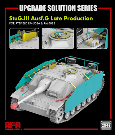 Upgrade Solution Series for 5086,5088 StuG.III Ausf. G late 1:35 Rye Field Model 2046