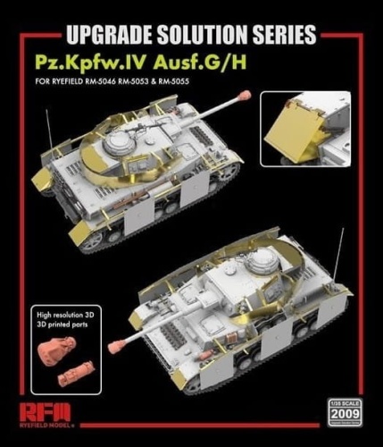Upgrade Solution Series for Pz.Kpfw.IV Ausf.G/H 1:35 Rye Field Model 2009