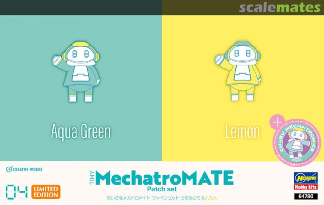 Zdjęcie główne produktu Creator Works Tiny MechatroMate 04 Aqua Green and Lemon Hasegawa 64790