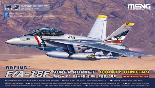 Boeing F/A-18 F Super Hornet - Bounty Hunters 1:48 Meng LS016