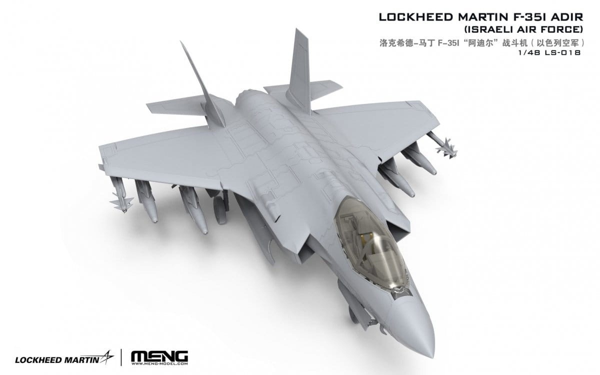 Zdjęcie dodatkowe produktu Lockheed Martin F-35 I ADIR (Israeli Air Force) 1:48 Meng LS018