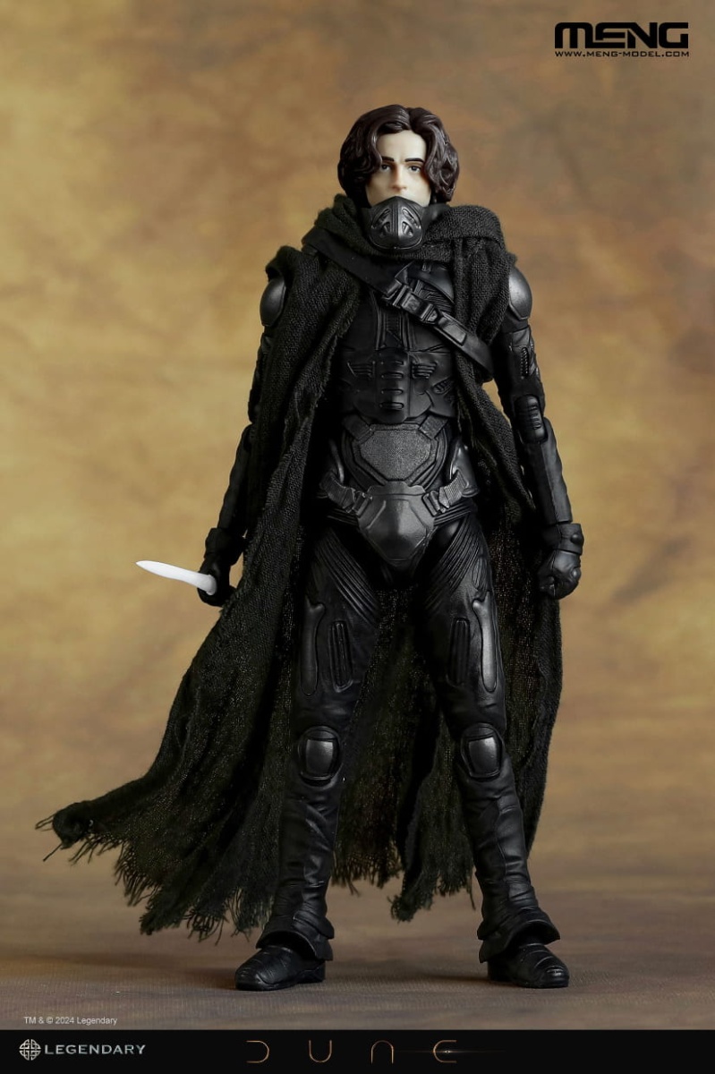 Zdjęcie dodatkowe produktu Dune Paul Atreides (Deluxe Edition) (Includes Desert Display Base And Poseable Cloth Cape) 1:12 Meng AFS002S