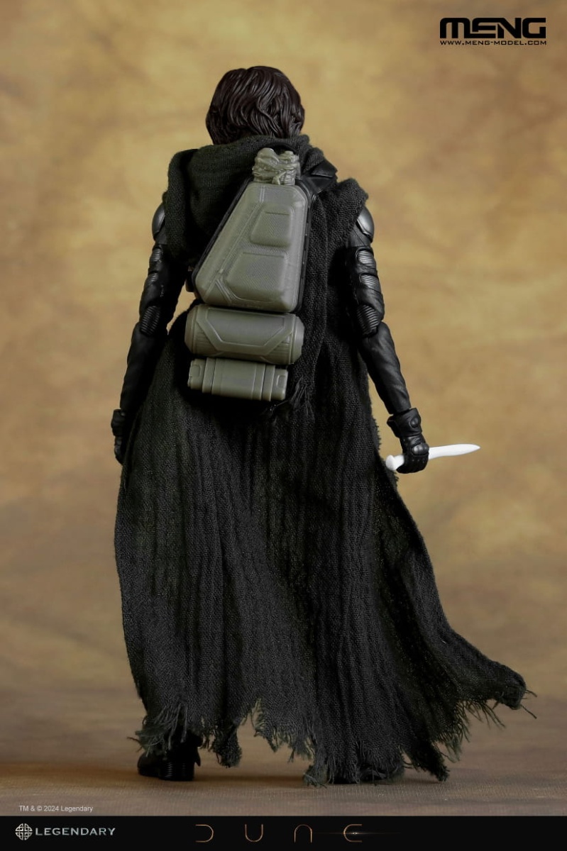 Zdjęcie dodatkowe produktu Dune Paul Atreides (Deluxe Edition) (Includes Desert Display Base And Poseable Cloth Cape) 1:12 Meng AFS002S