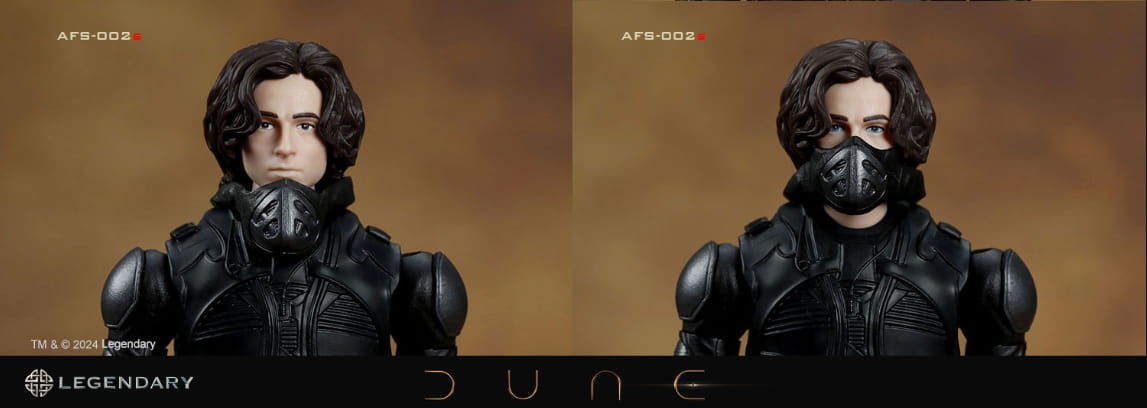 Zdjęcie dodatkowe produktu Dune Paul Atreides (Deluxe Edition) (Includes Desert Display Base And Poseable Cloth Cape) 1:12 Meng AFS002S