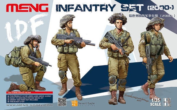 Zdjęcie główne produktu IDF Infantry Set 1:35 Meng HS004