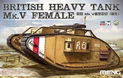 British Heavy Tank Mk. V Female 1:35 Meng TS029