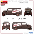 Zdjęcie dodatkowe produktu Tempo A400 Lieferwagen. Bakery Van 1:35 MiniArt 38066