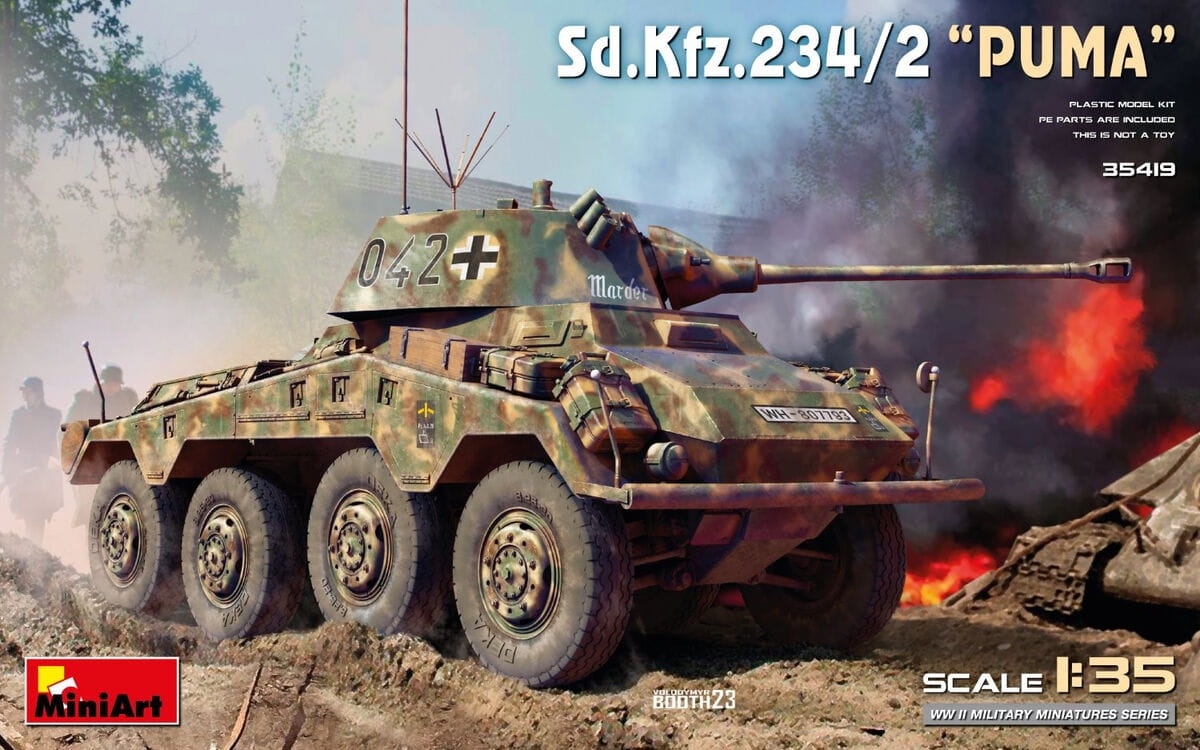 Zdjęcie główne produktu Sd.kfz.234/2 Puma 1:35 MiniArt 35419