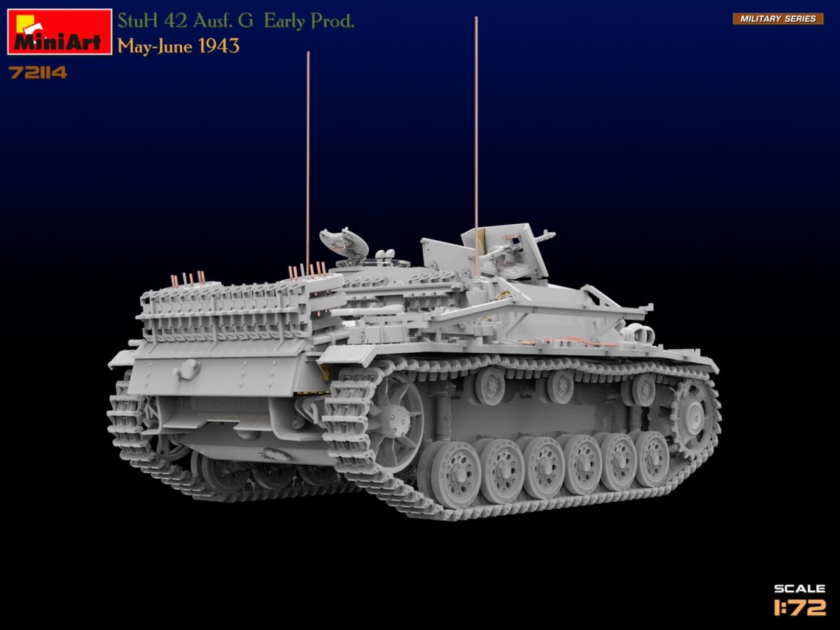 Zdjęcie dodatkowe produktu StuH 42 Ausf. G Early Prod 1:72 MiniArt 72114
