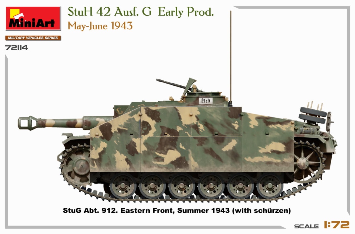 Zdjęcie dodatkowe produktu StuH 42 Ausf. G Early Prod 1:72 MiniArt 72114