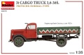 Zdjęcie dodatkowe produktu 3t Cargo Truck 3,6-36s. Pritsche-normal-type 1:35 MiniArt 38079