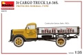 Zdjęcie dodatkowe produktu 3t Cargo Truck 3,6-36s. Pritsche-normal-type 1:35 MiniArt 38079
