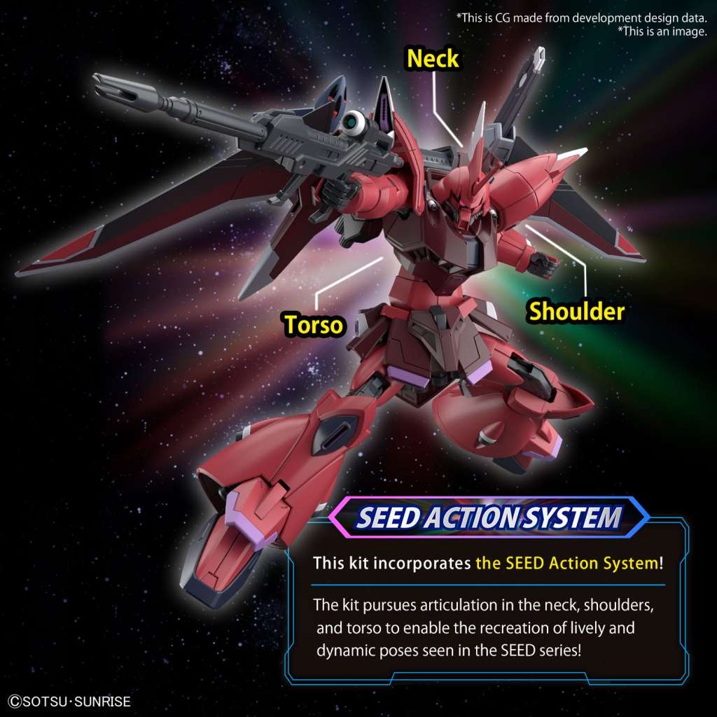 Zdjęcie dodatkowe produktu Gunpla ZGMF-2025/F GELGOOG Menace (Lunamaria Hawke Custom) HGCE 1:144