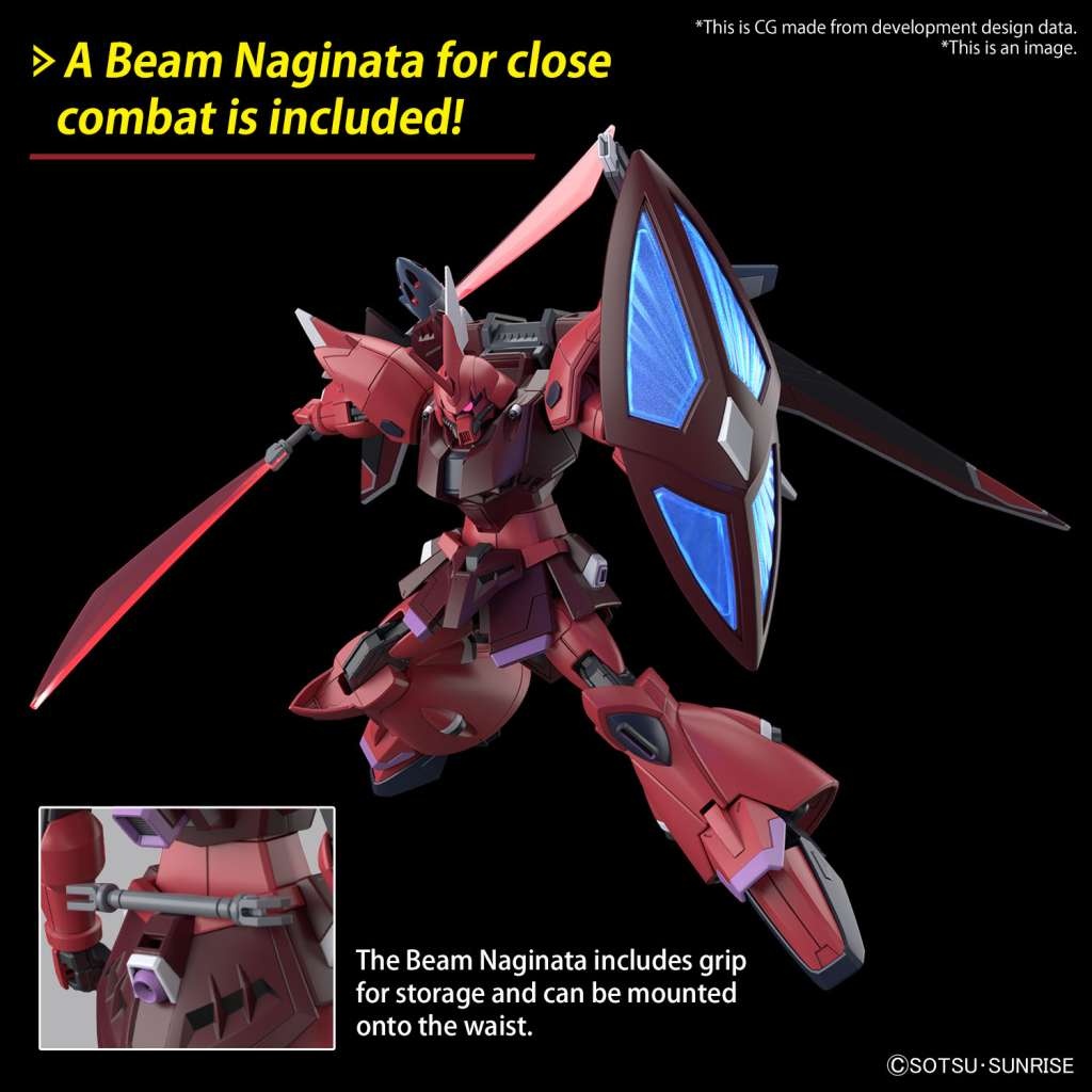 Zdjęcie dodatkowe produktu Gunpla ZGMF-2025/F GELGOOG Menace (Lunamaria Hawke Custom) HGCE 1:144