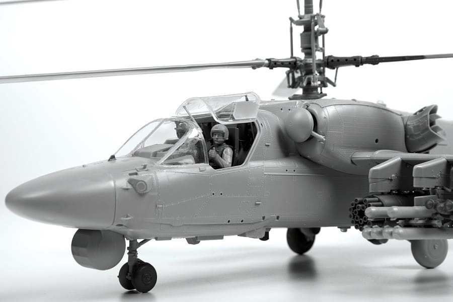 Zdjęcie dodatkowe produktu Śmigłowiec rozpoznawczy i bojowy ka-52 alligator 1:48 Zvezda 4830