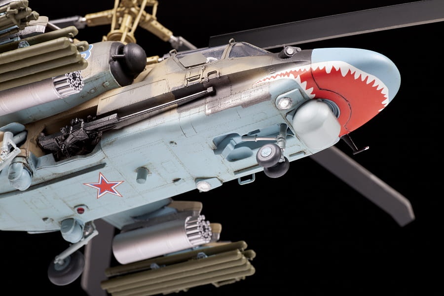 Zdjęcie dodatkowe produktu Śmigłowiec rozpoznawczy i bojowy ka-52 alligator 1:48 Zvezda 4830