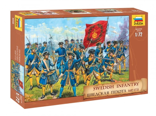 Swedish infantry 1:72 Zvezda 8048