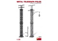 Zdjęcie główne produktu Metal Telegraph Poles 1:35 MiniArt 35529