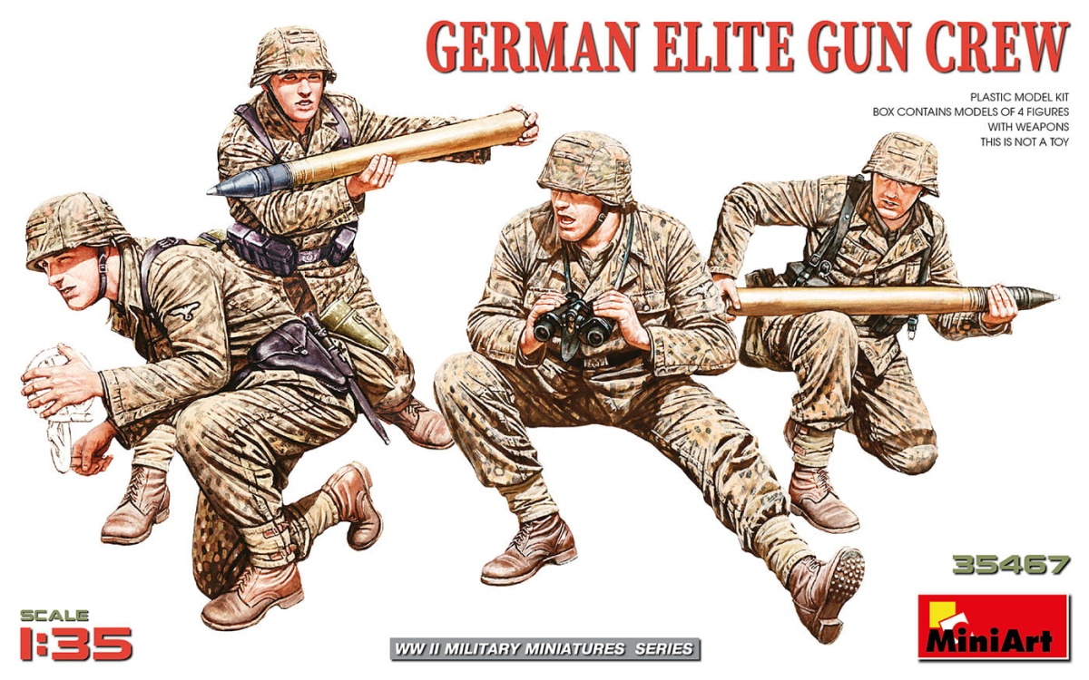 Zdjęcie główne produktu German Elite Gun Crew 1:35 MiniArt 35467