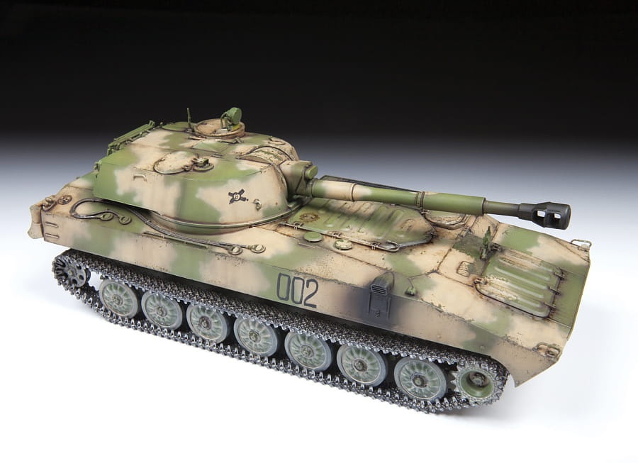 Zdjęcie dodatkowe produktu 2S1 Gvozdika rosyjska jednostka artylerii samobieżnej 122 mm 1:35 Zvezda 3660