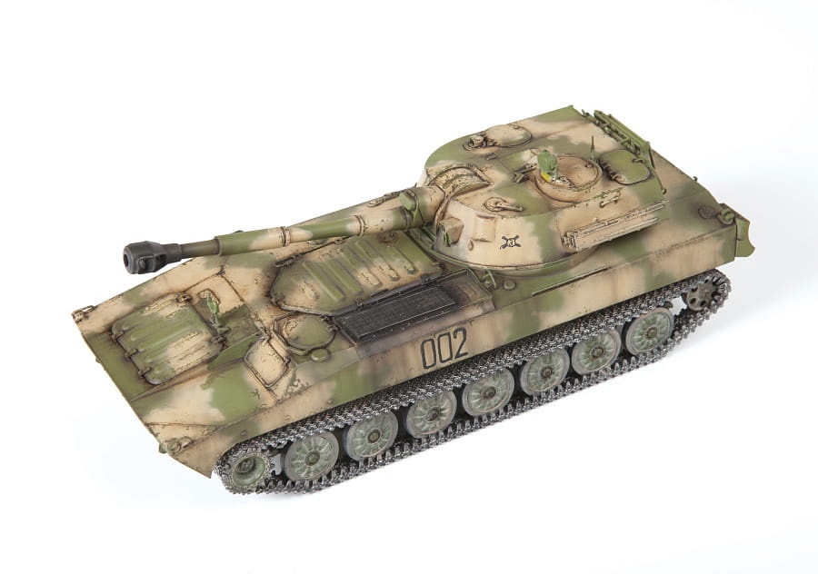 Zdjęcie dodatkowe produktu 2S1 Gvozdika rosyjska jednostka artylerii samobieżnej 122 mm 1:35 Zvezda 3660