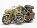 Zdjęcie dodatkowe produktu KS600 Motorcycle and Sidecar 1:35 Tamiya 35384