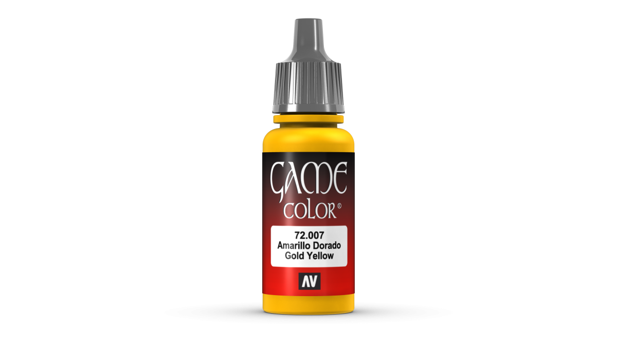 Zdjęcie dodatkowe produktu Vallejo 72007 Gold Yellow Game Color Farba