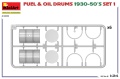 Zdjęcie dodatkowe produktu Fuel and Oil Drums 1930-50s Set 1. German Type 1:24 MiniArt 24009