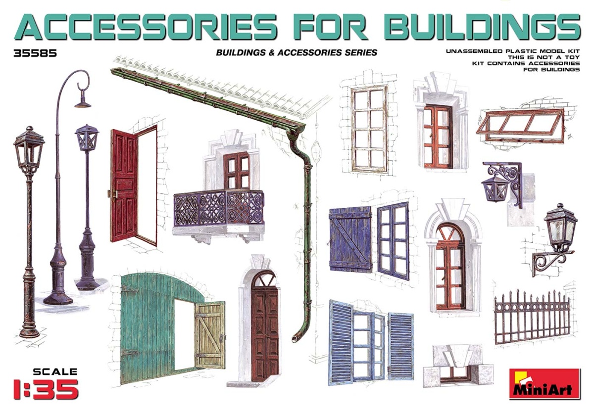 Zdjęcie główne produktu Accessories For Buildings 1:35 MiniArt 35585