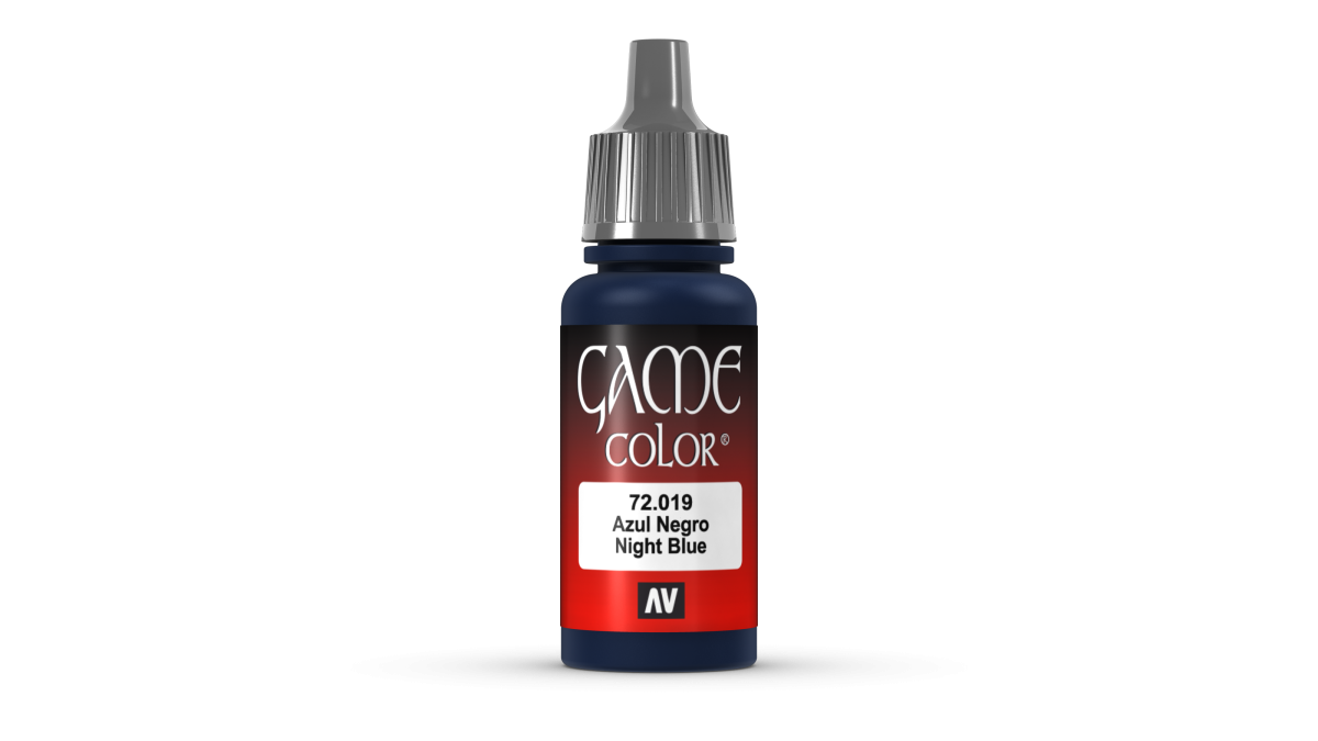 Zdjęcie dodatkowe produktu Vallejo 72019 Night Blue Game Color Farba