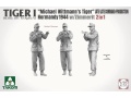 Zdjęcie dodatkowe produktu Tiger I Michael Wittmanns Tiger Normandy 1944 Late/Late Command Production w/Zimmerit 2 in 1 1:35 Takom 2201