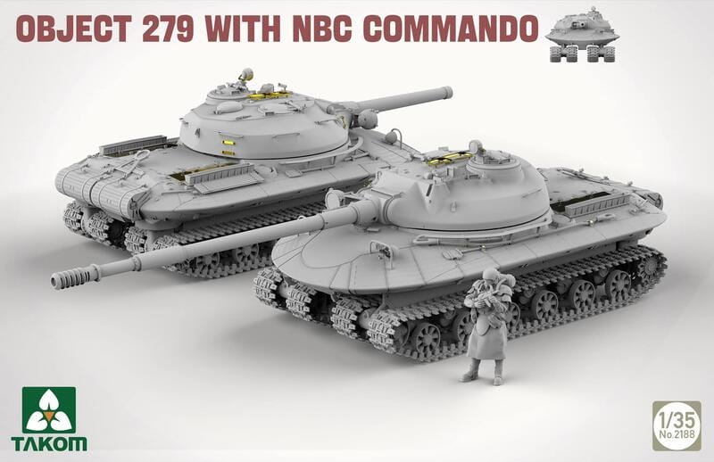Zdjęcie dodatkowe produktu Object 279 With NBC Commando 1:35 Takom 2188