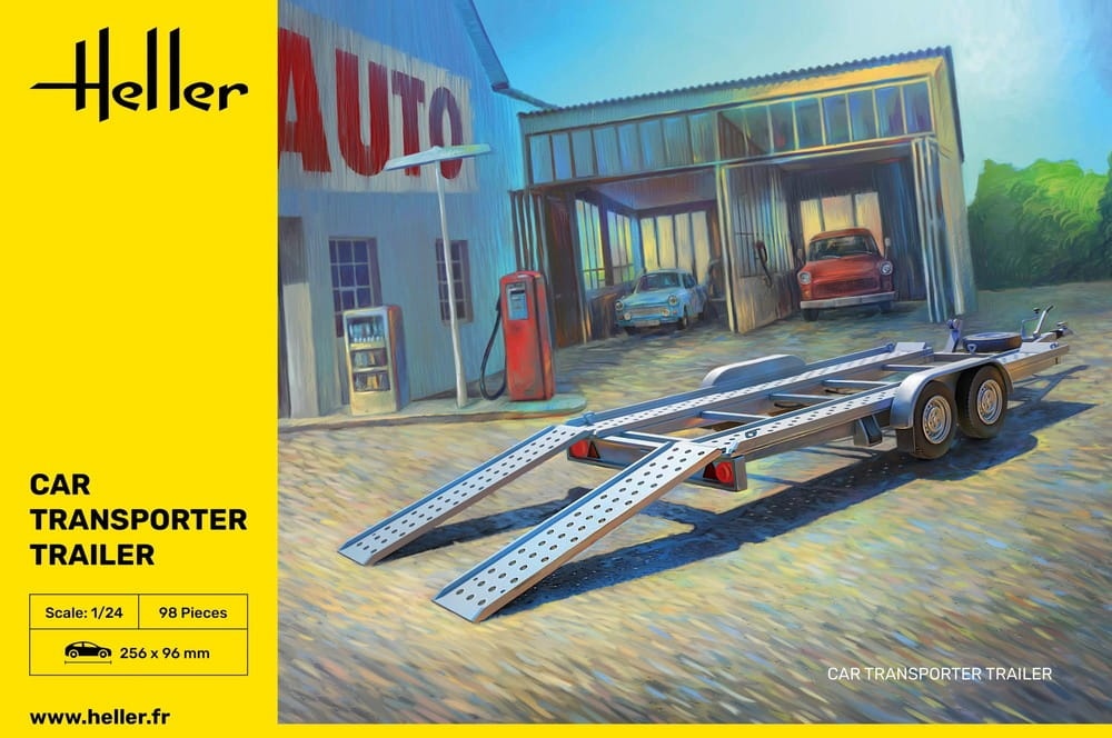 Zdjęcie dodatkowe produktu Car Transporter Trailer 1:24 Heller 80774
