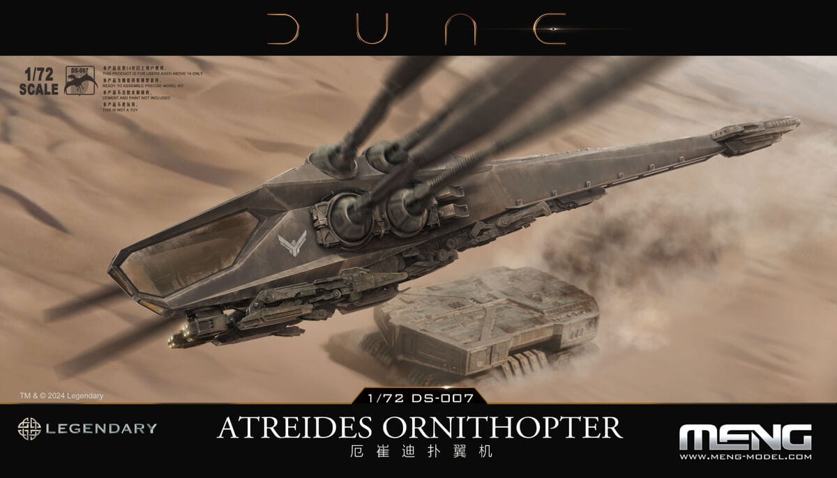 Zdjęcie główne produktu Dune Atreides Ornithopter 1:72 Meng DS007