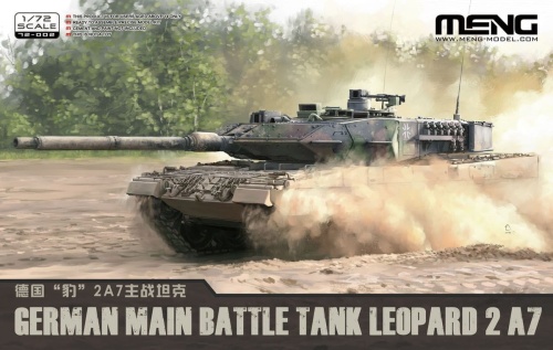 German Main Battle Tank Leopard 2 A7 1:72 Meng 72002