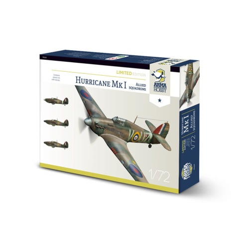 Hurricane Mk I Allied Squadrons Limited Edition 1:72 Arma Hobby 70024